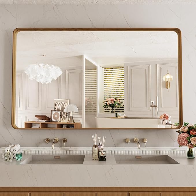 LOAAO 60X30 Inch Bathroom Mirror