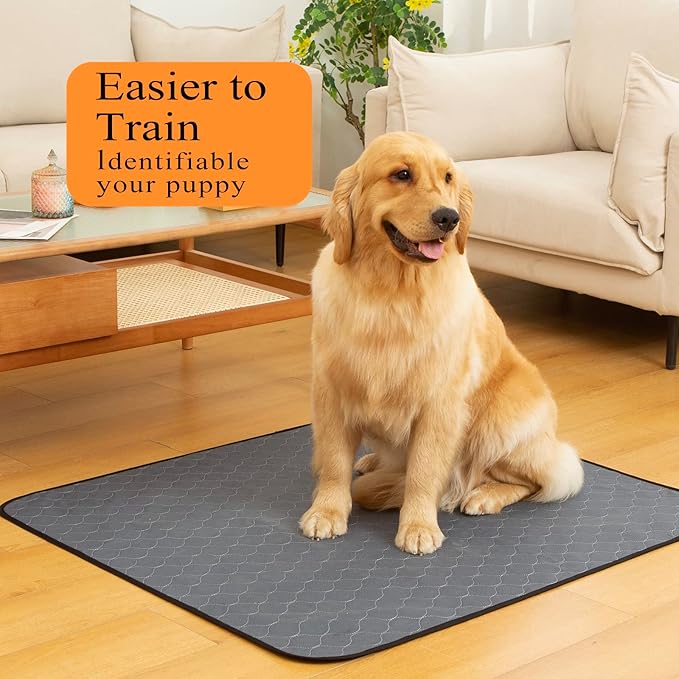 Bunlitent Reusable Puppy Pads, Washable Pee Pads, Leakproof 18"x 24",5 Pack | Reusable, Quick Dry, Wee Wee Pads With Waterproof Non-Slip Base For Indoor Potty, Crates, Playpen, Incontinence, Training