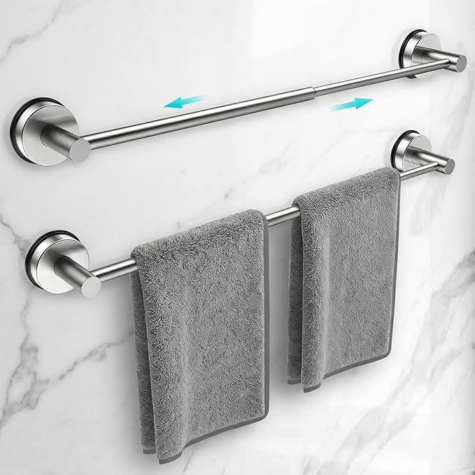 Adjustable Suction Cup Towel Bar