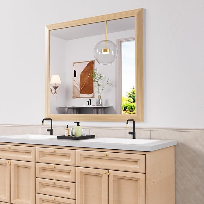 Amorho 40X36 Inch Bathroom Mirror