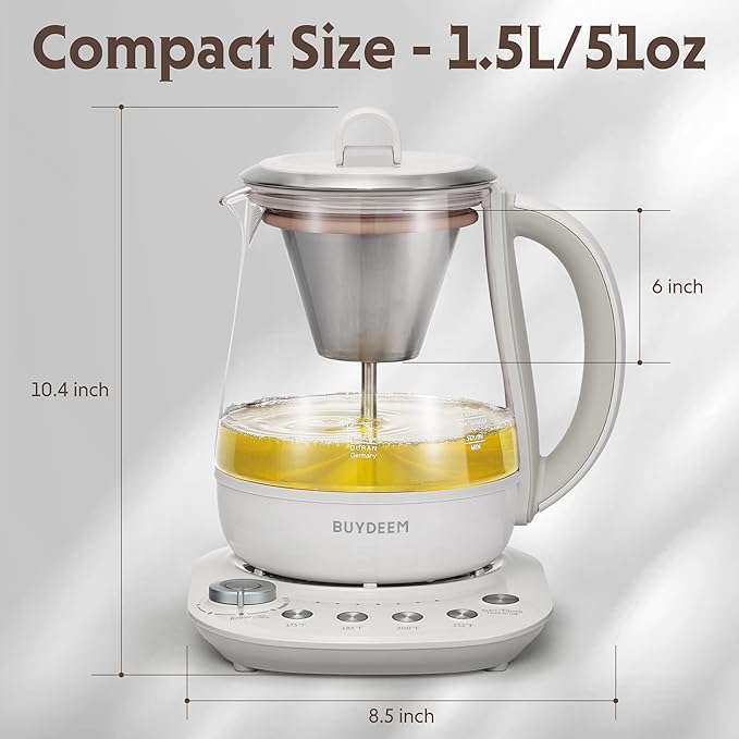 BUYDEEM K156 Tea Maker, Electric Kettle