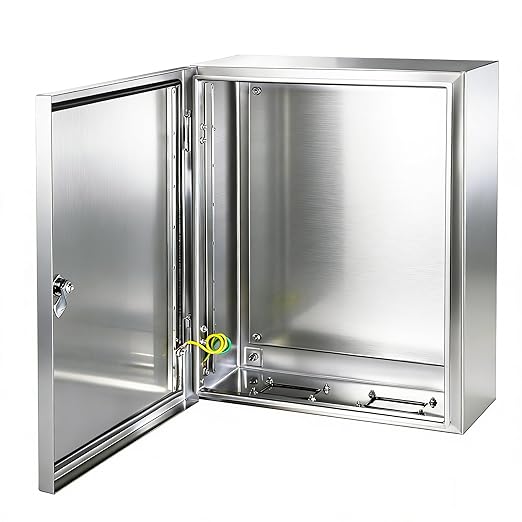 Electrical Enclosure 20x16x8, 304 Stainless Steel Enclosure IP66 Waterproof and