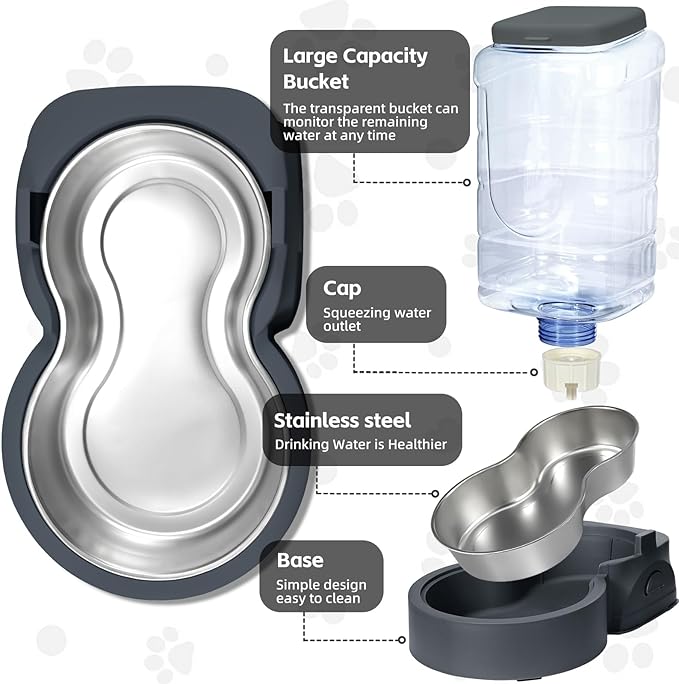 Automatic Cat Feeder and Water Dispenser