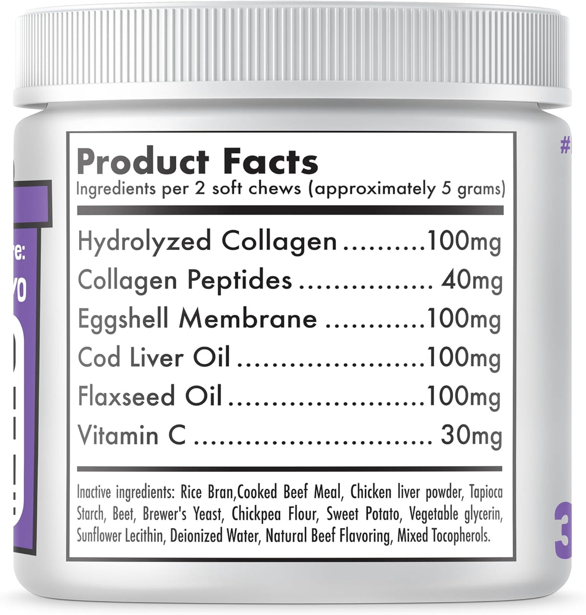 Collagen Dog Chews for Joint & Skin Health 30 Soft. A thoughtful pick for calmer daily routines.