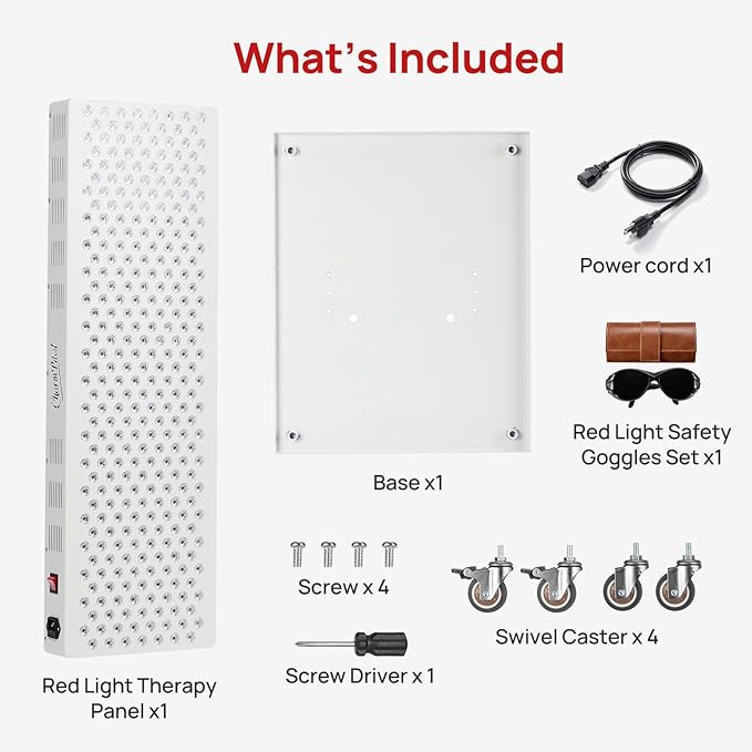 Red Light Therapy Panel for Body, 7 Wavelengths, Near‑Infrared Light Wellness