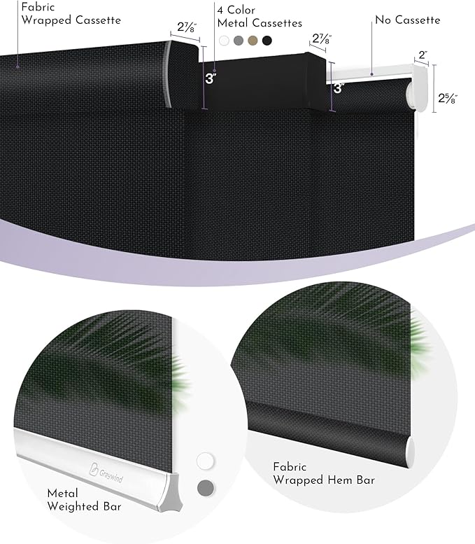 Graywind Motorized Solar Shades Compatible