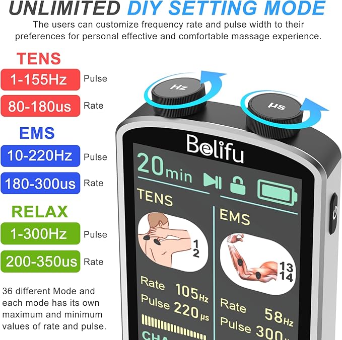TENS EMS Unit Muscle Stimulator
