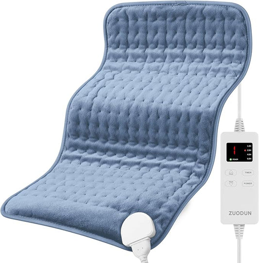 Heating Pad for Back, Electric Heating Pad for Back Pain Relief & Period Cramps