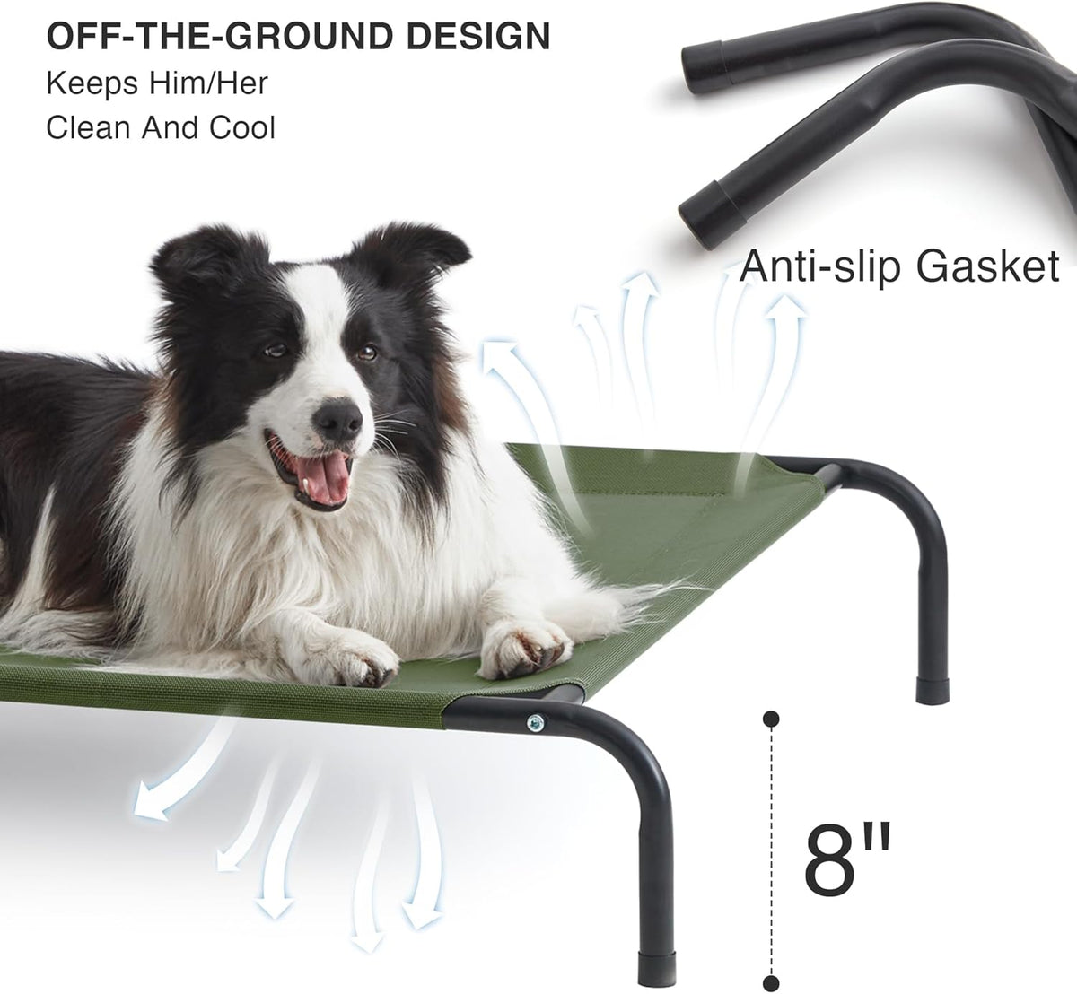 Love's cabin Elevated Cooling Dog Bed for Large Dogs. A thoughtful pick for calmer daily routines.