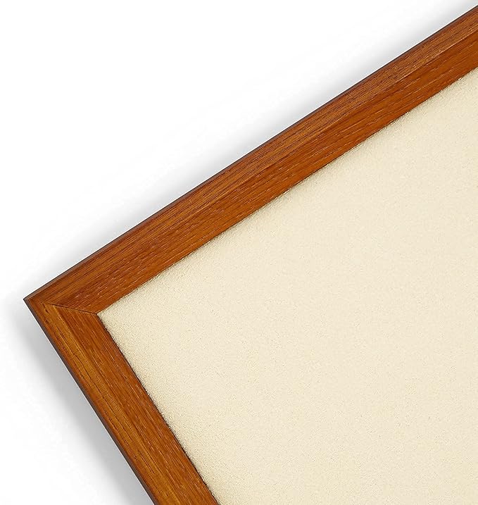 Oirlv Solid Wood Flat Jewelry Tray, Rectangle Jewelry Display Tray, Drawer Dresser or Nightstand Organizer, Microfiber Valet Plate, Catchall Plate(Creamy-White, Large)