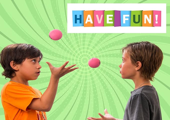 JA-RU High Bounce Pinky Ball (12 Pinky Balls) 2.5 Inch Bouncy Balls for Kids | for Indoor & Outdoor Sports | Hand & Foot Massage Ball | Bulk Party Favors & Classroom Prizes. 976-12p