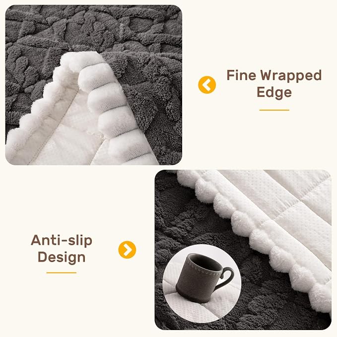 Couch Cover for Dogs, Washable Non Slip Sofa Covers for 3 Cushion Couch Pet Friendly Fuzzy Sofa Protector&Bed Mat for Pets (27.6"x82.7" Dark Gray)