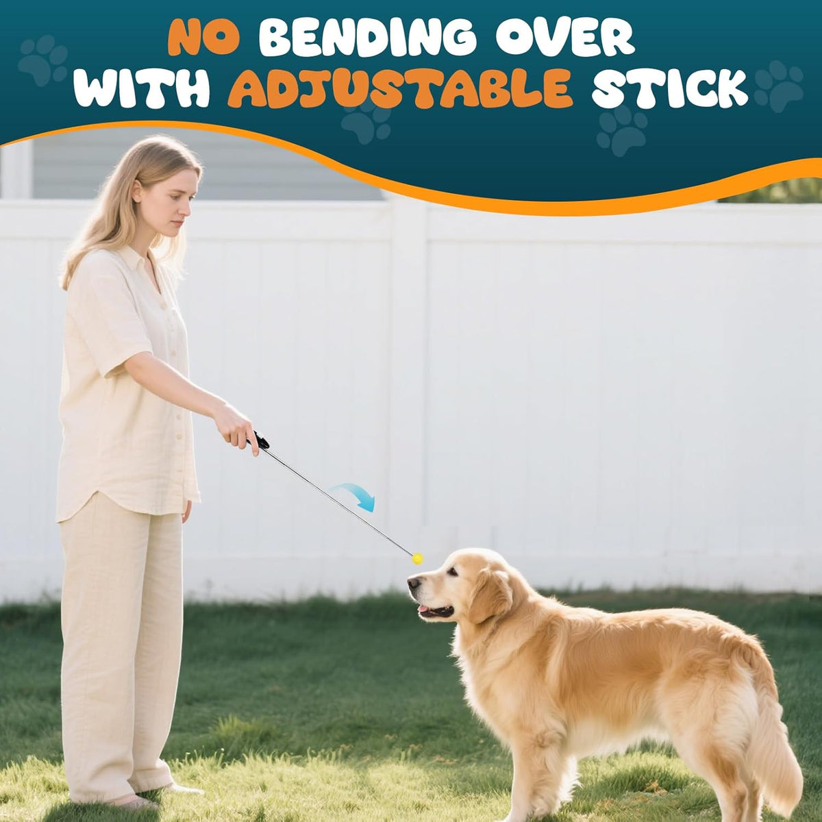 Dog Training Clicker with Target Stick – Portable & Retractable Trainer with Comfortable Handle and Bright Target Ball – Dog Agility Training Aids, Essential Tools & Equipment for Puppies, Cats & Pets