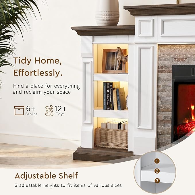 LGHM 72" Electric Fireplace