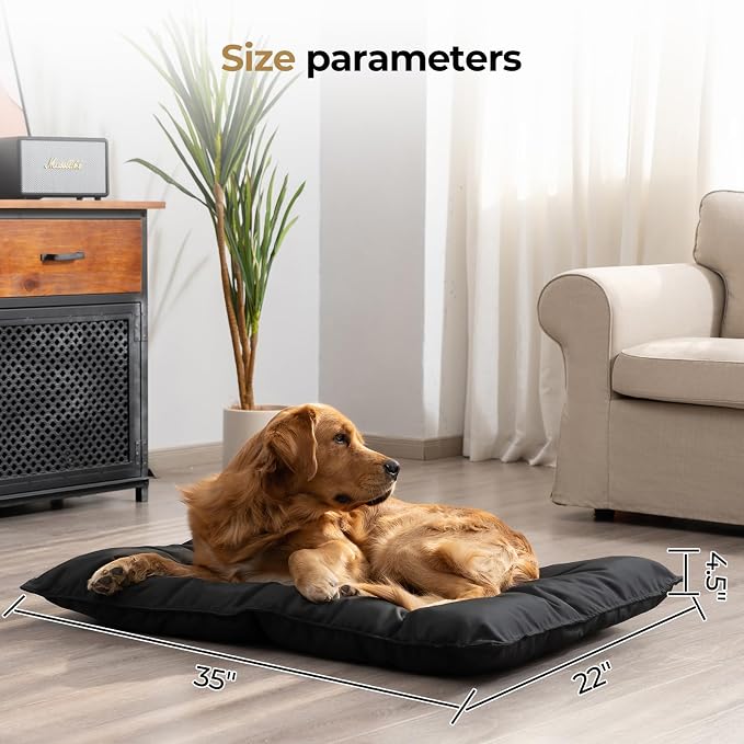 Chew Proof Indestructible Dog Bed,Medium (22"x35") | Durable,for Aggressive Chewers,Tough,chew resistant, non chewable,Machine Washable & Waterproof,Indoor Outdoor