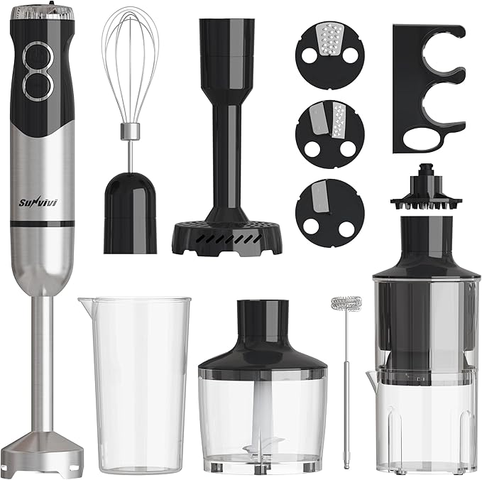 1000W Professional Immersion Blender, Heavy Duty Hand Blender