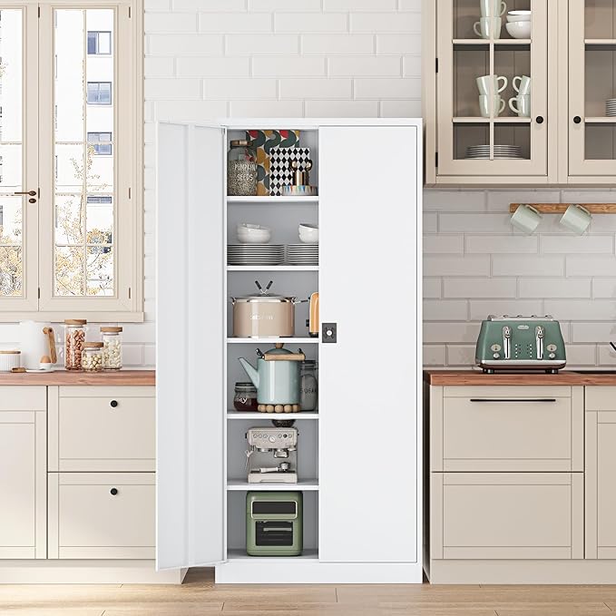 Metal Storage Cabinet-71” Tall Steel File Cabinets