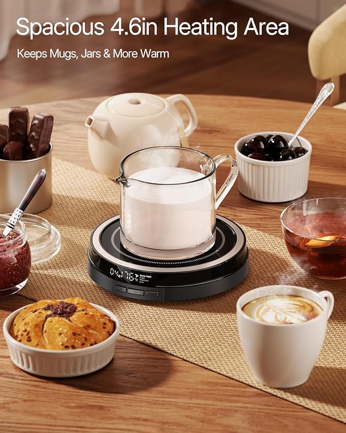 Coffee Mug Warmer for Desk, 50W Fast Heating Cup Warmer