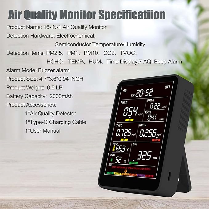 Professional Indoor Air Quality Monitor