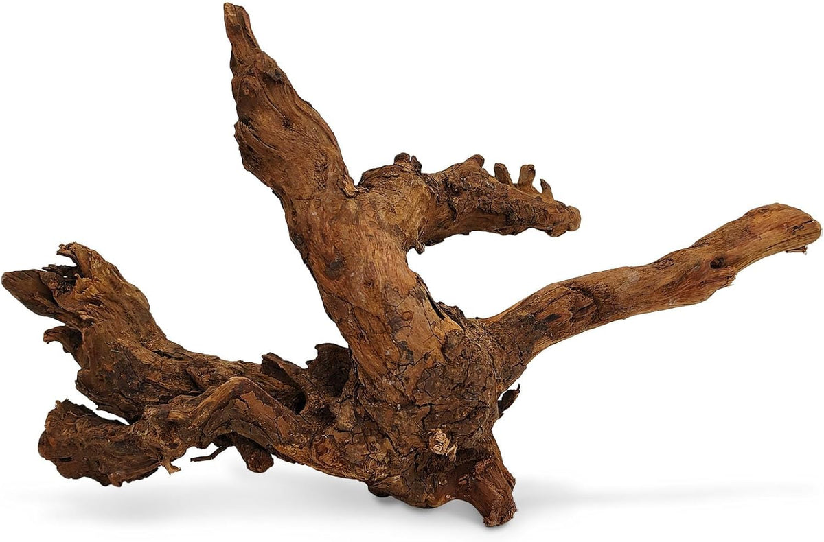 Hamiledyi Large Natural Driftwood for Aquarium 12-18 Inch Driftwood Branches Fish Tank Decoration Reptile Toy Assorted Size Reptile Habitat Decor Wood for Lizad (1 Pack)