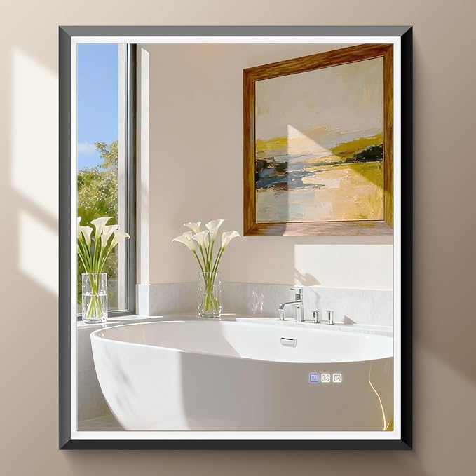 USHOWER 36X30 LED Bathroom Mirror