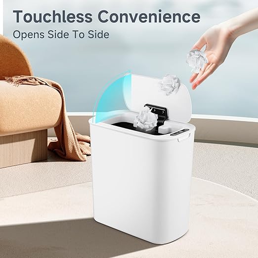 TIPGO Automatic Motion Sensor Bathroom Trash Can