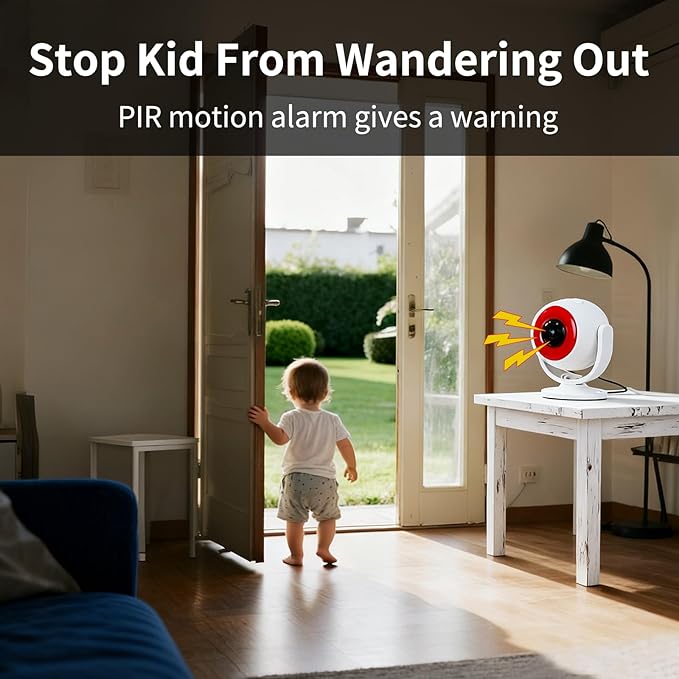 2 Pack Wireless Motion Detector Alarm