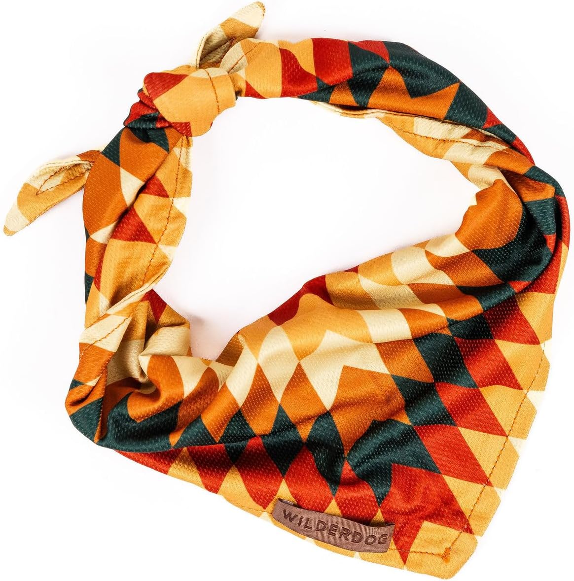 Wilderdog Dog Bandana with Lightweight Quick Drying Poly-Blend Mesh Material in Russet