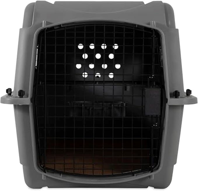 Petmate Sky Kennel - For Air and Travel, Airline Compliant Dog Crate for Pets up 15-30 lbs, Heavy Duty Dog Kennel, Made in the USA- 28 Inches