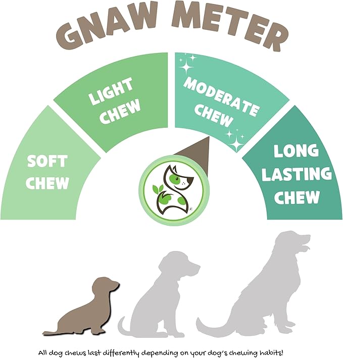 Nature Gnaws Extra Thin Bully Sticks for Small Dogs 5-6" (25 Count) - Long Lasting for Light Chewers and Puppies - Natural Beef Dog Chew Bones