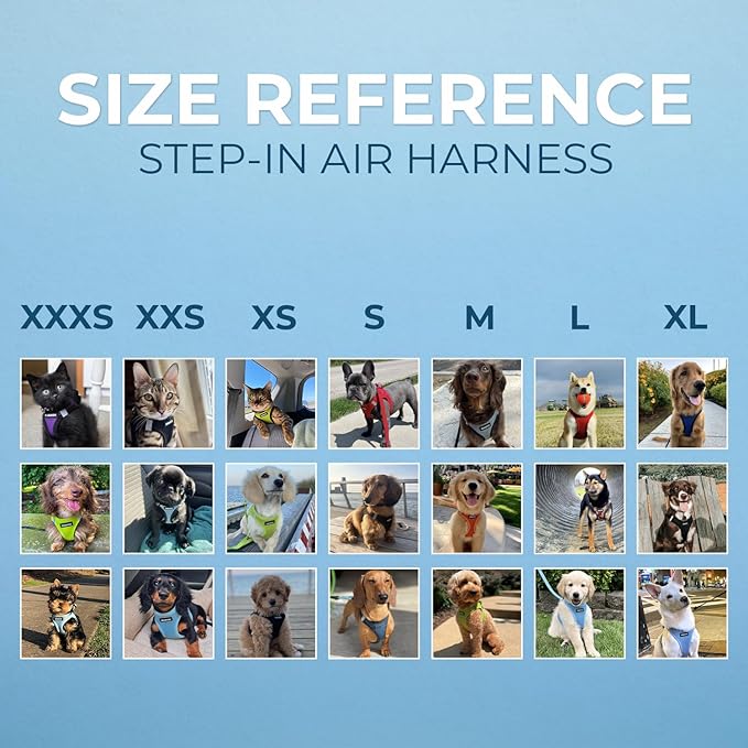 Best Pet Supplies Voyager Step-in Air Harness - All Weather Mesh, Reflective, No Pull Harness for Dogs, Cats - Secure with Hook & Loop Fastener, Buckle, Double D-Rings - Tone, XL