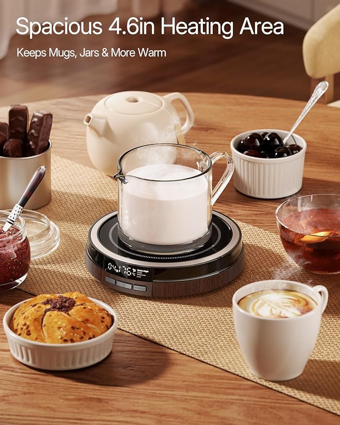 Coffee Mug Warmer for Desk, 50W Fast Heating Cup Warmer