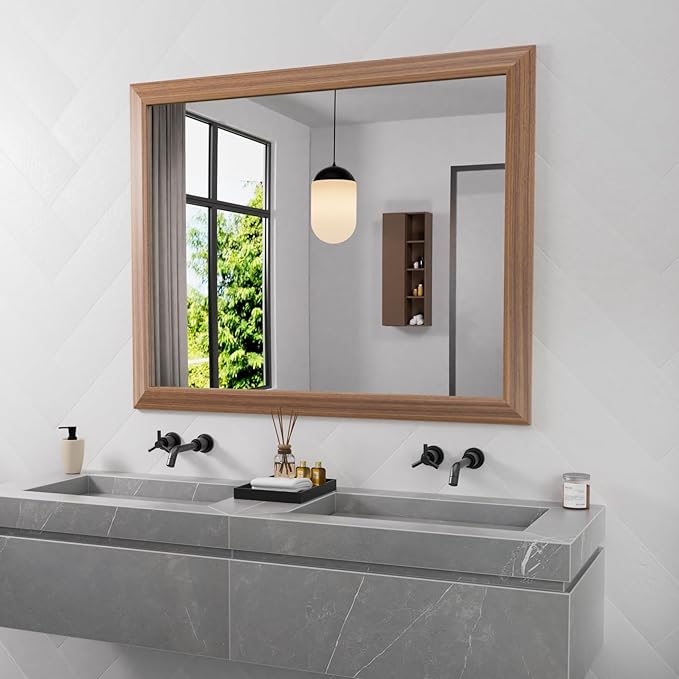 Amorho 40X32 Inch Bathroom Mirror