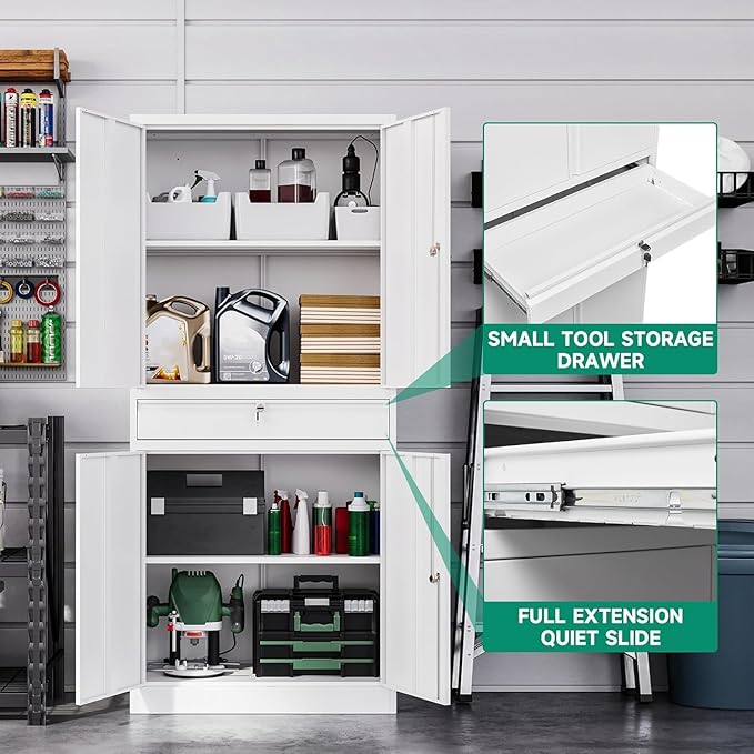 Letaya Metal Garage Storage Cabinet