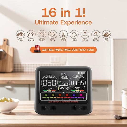 16-in-1 Indoor Air Quality Monitor