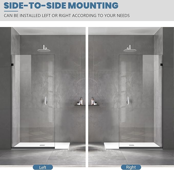 Bathroom Shower Glass Door 24 * 78"