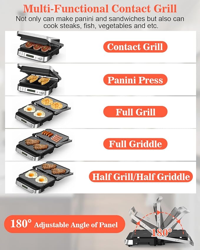 Panini Press Grill Sandwich Maker