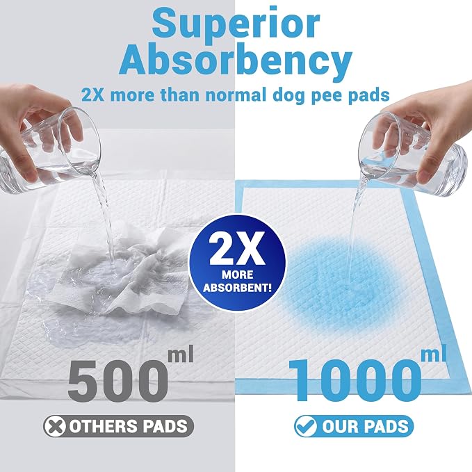 30"x36" Bed Pads Disposable Adult 7-Layer Extra Large 100 Count | Overnight Protection for Incontinence, Super Absorbent Underpads, Quick-Dry, Skin-Friendly, Pee Pads for Dogs, Elderly, Baby