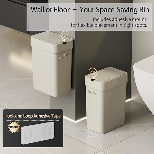 MRBIN Motion Sensor Bathroom Trash Can