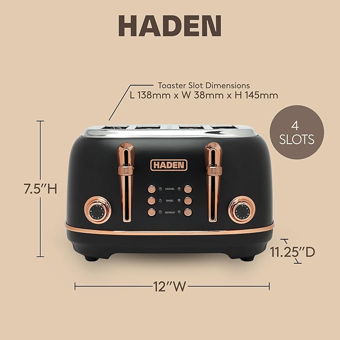 HADEN Heritage 4-Slice Toaster