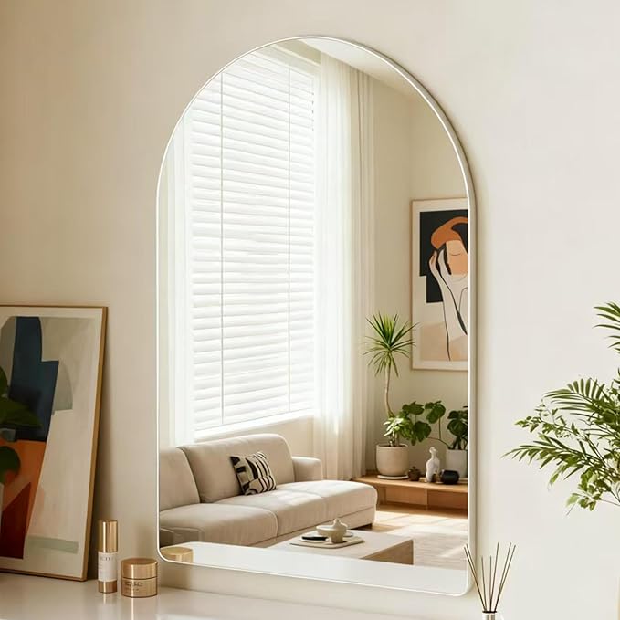 24x36 inch Silver Arched Mirror