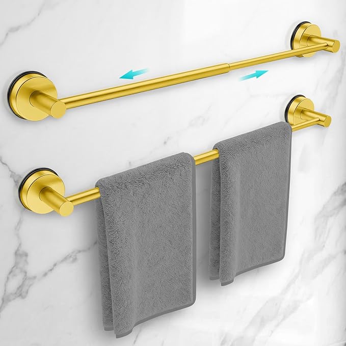 Adjustable Suction Cup Towel Bar