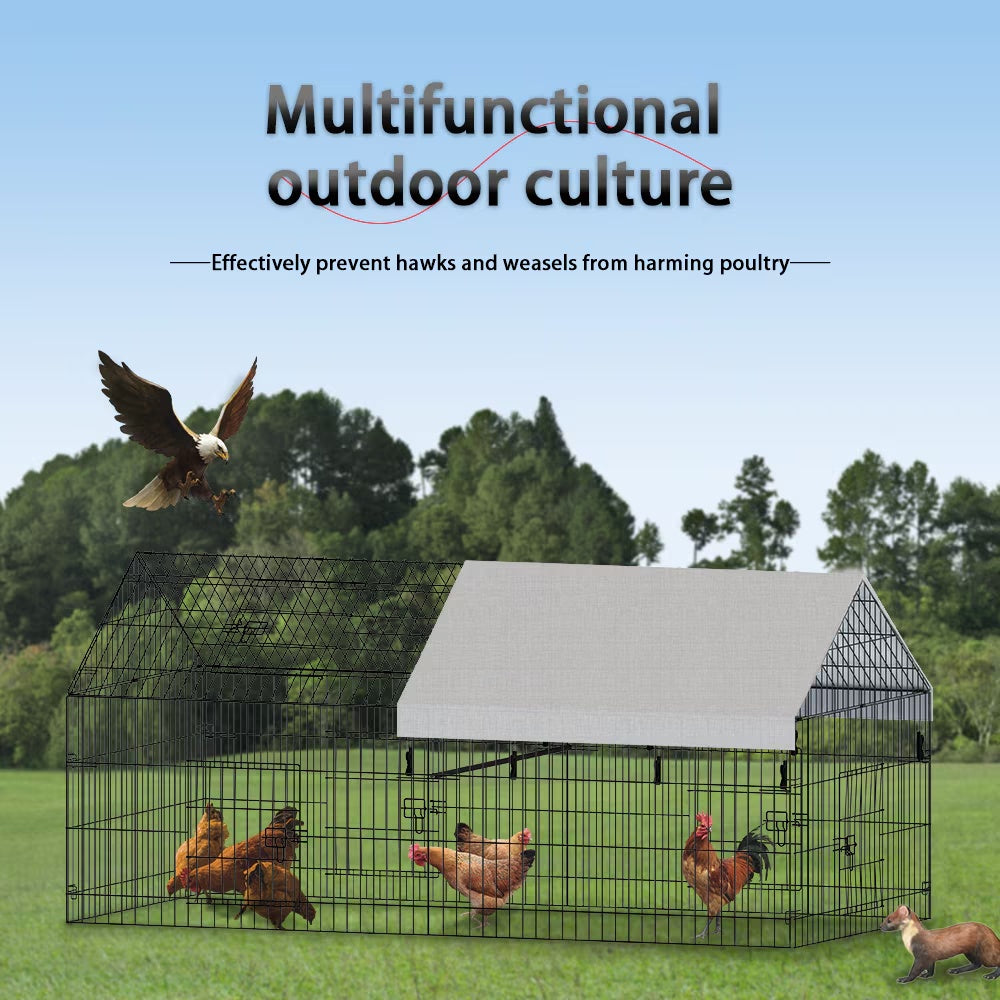 Pointed Wire Chicken Coop For Poultry Breeding