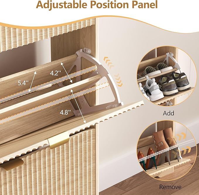 Shoe Cabinet Storage for Entryway