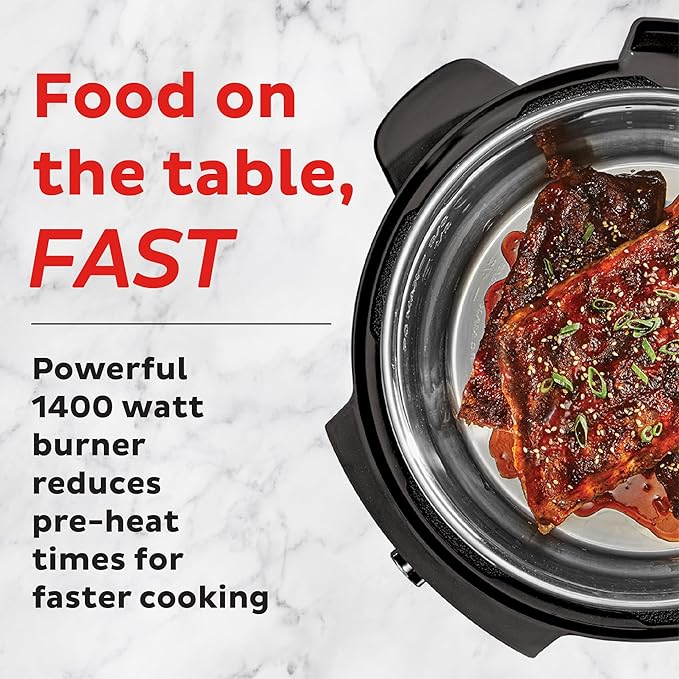 Instant Pot RIO Wide Plus, 9-in-1 Electric Pressure Cooker, 35% Larger Cooking