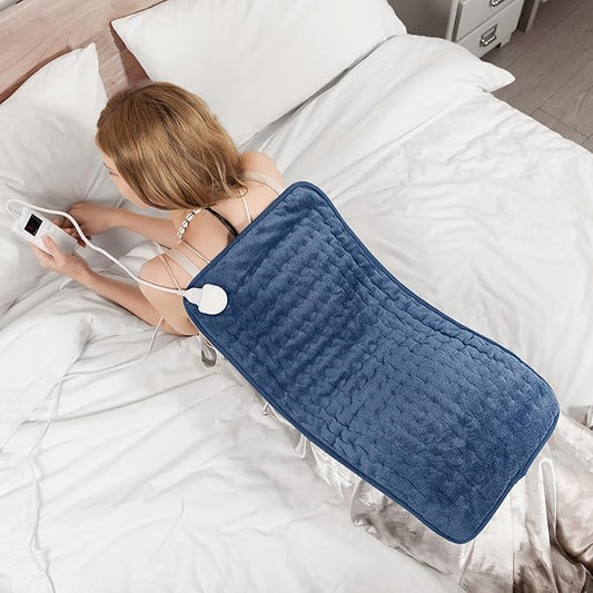 Long Heating Pad for Legs and Back Pain Relief, 6 Heat Settings, Auto Shut-Off