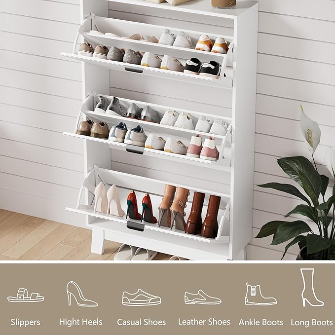 Shoe Cabinet Storage for Entryway