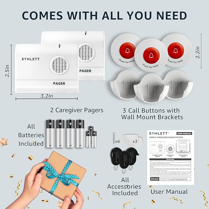 Caregiver Pager Wireless Nurse Call Button