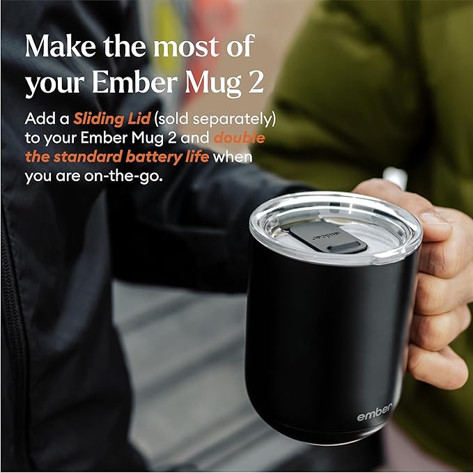 Ember Temperature Control Smart Mug 2, 14 Oz, App-Controlled Heated Coffee Mug