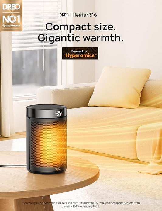 DREO Space Heater, Portable Electric Heaters